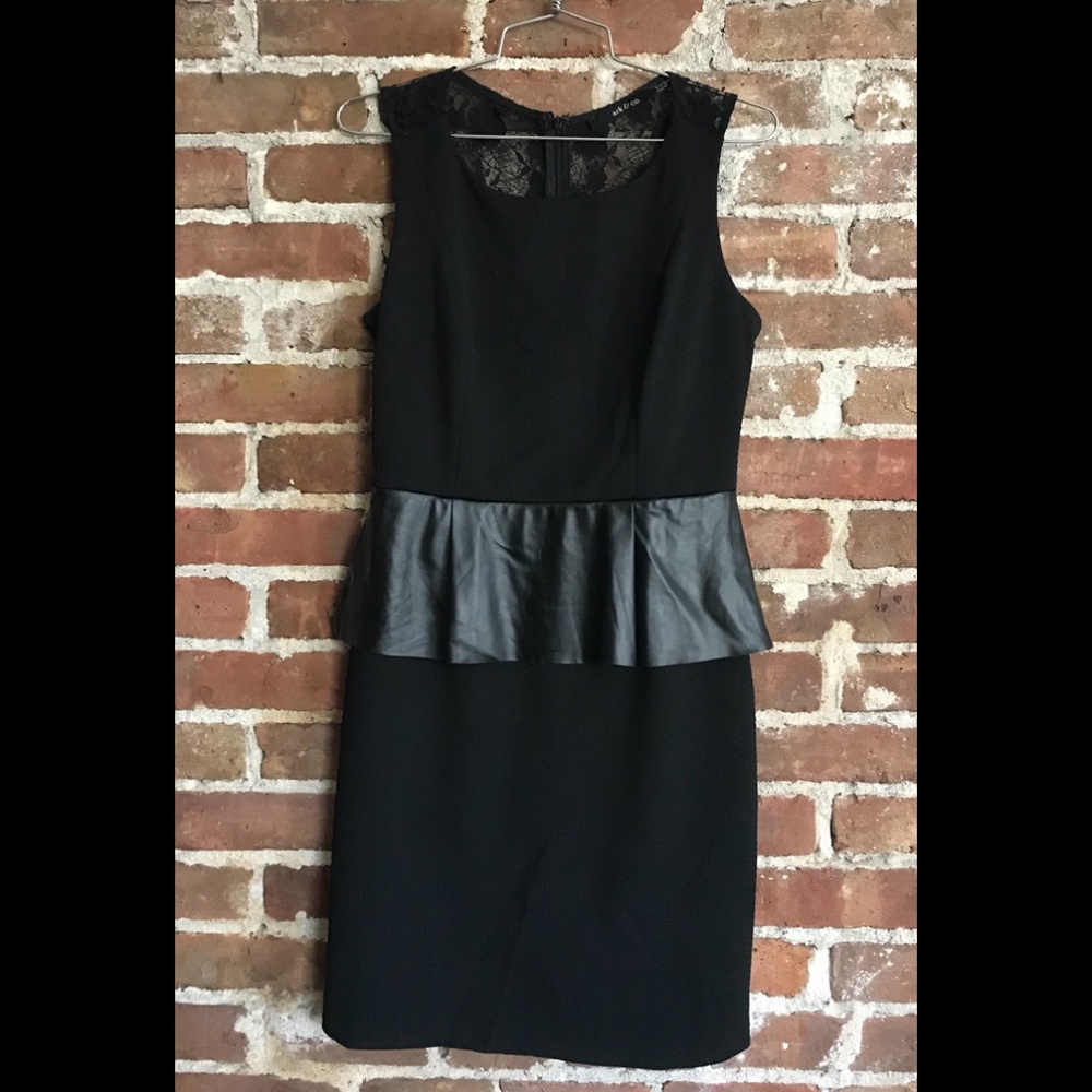 Ark & co Black Peplum dress